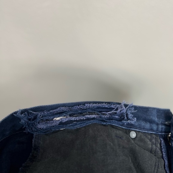 Vintage Roughrider ultra high rise dark blue denim mom jeans - Picture 5 of 13